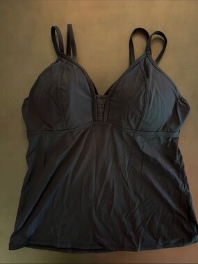 Lole Black Women's Swim Chemise with Double Straps and Molded Cups